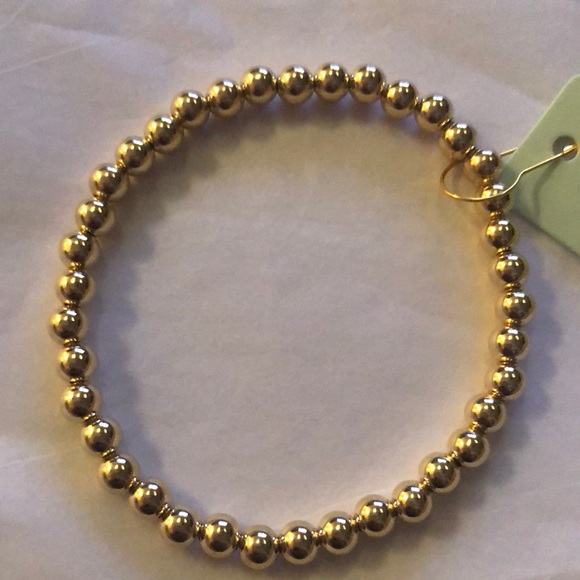 NWT Authentic Enewton Classic Gold 5mm Bead Bracelet - Picture 4 of 5